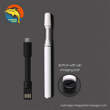 CA Bonita best selling micro USB rechargeable vaporizer pen Lead free full ceramic empty 1ml cbd vape pen 2021